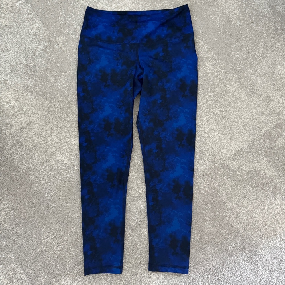 Zella Bright Blue and Black Leggings